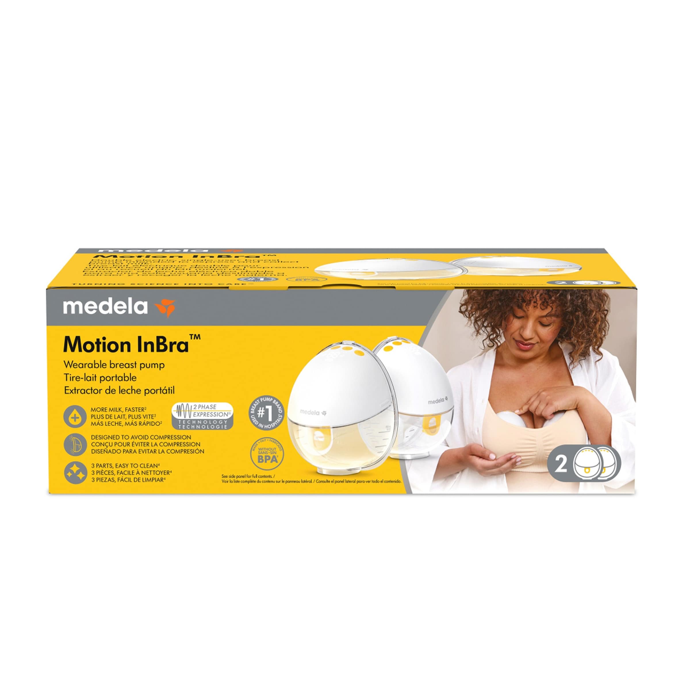 34% Rabatt! Medela Elektronische Milchpumpe Motion InBra, tragbar online kaufen