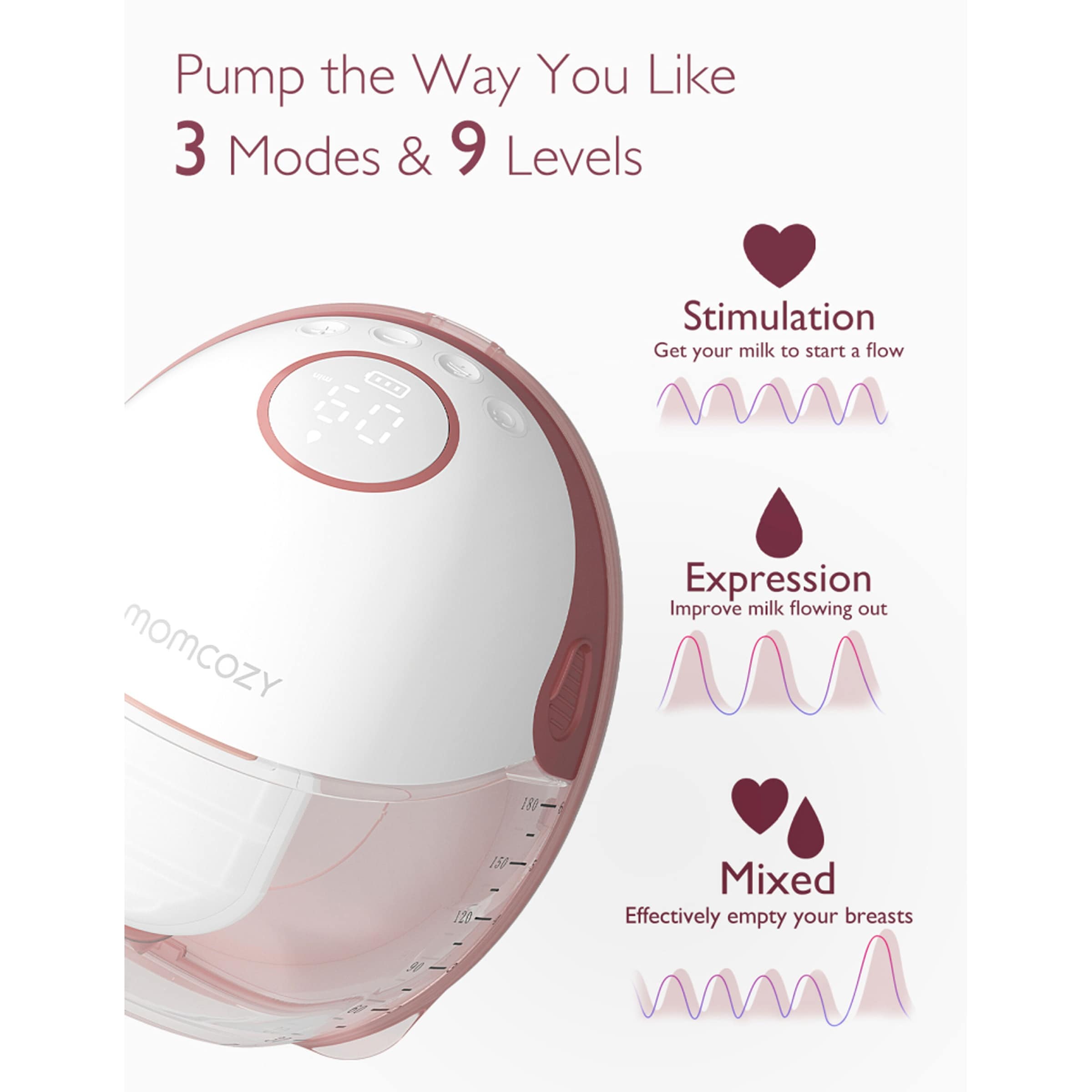 57% Rabatt! Momcozy Elektrische Milchpumpe M6, tragbar online kaufen