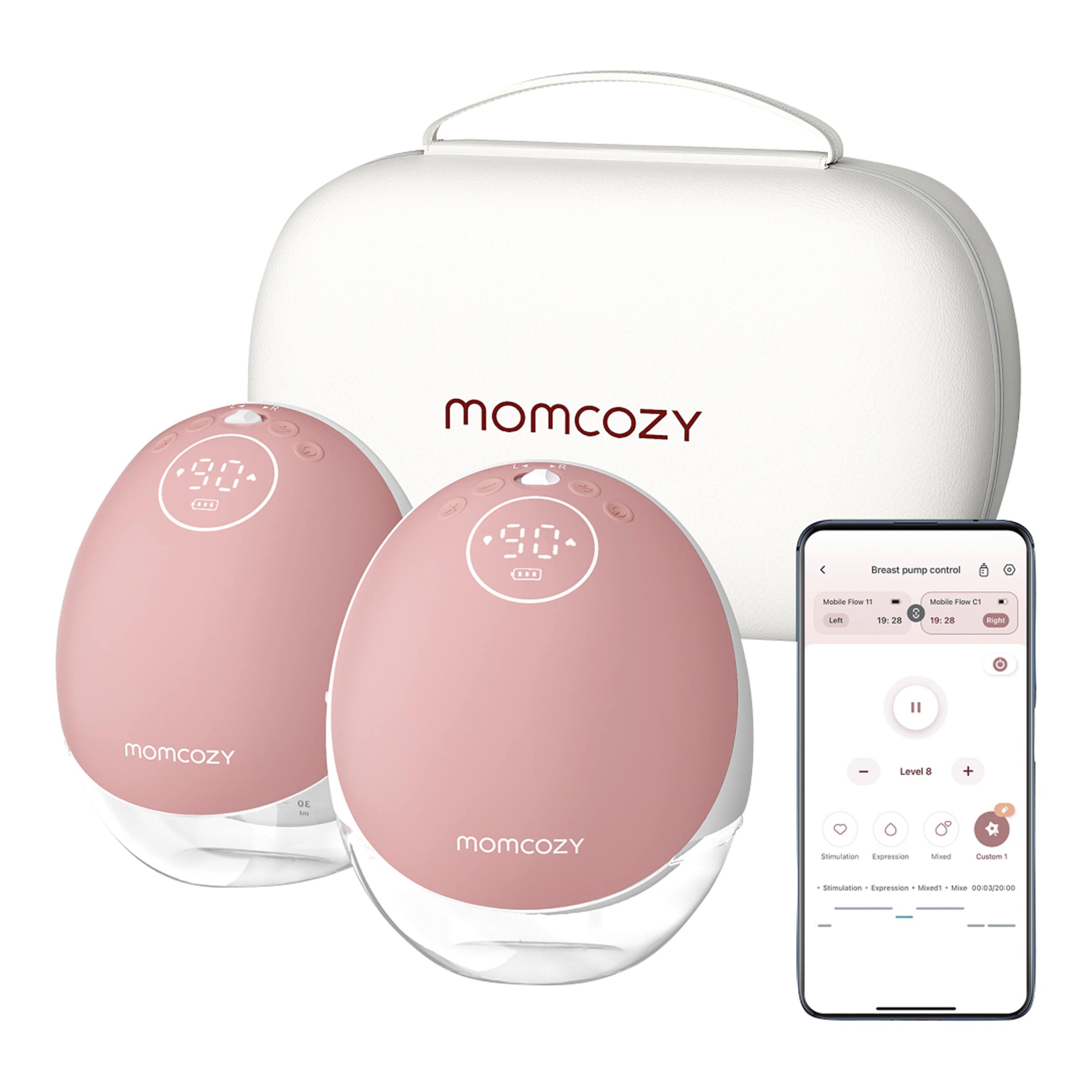 63% Rabatt! Momcozy Elektrische Milchpumpe M9, tragbar Produktbild Gartenhaus