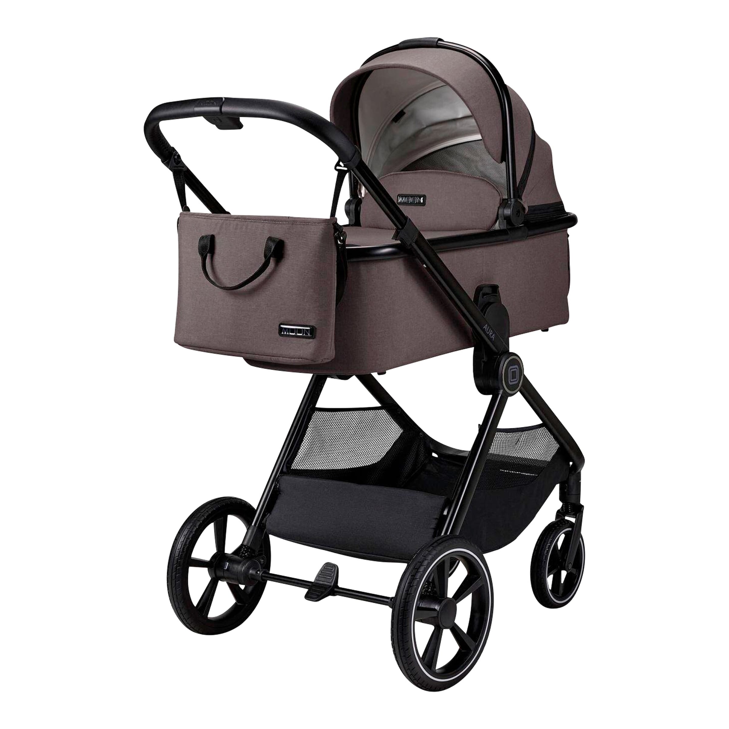 75% Rabatt! Moon Kombikinderwagen Aura (2026) braun online kaufen