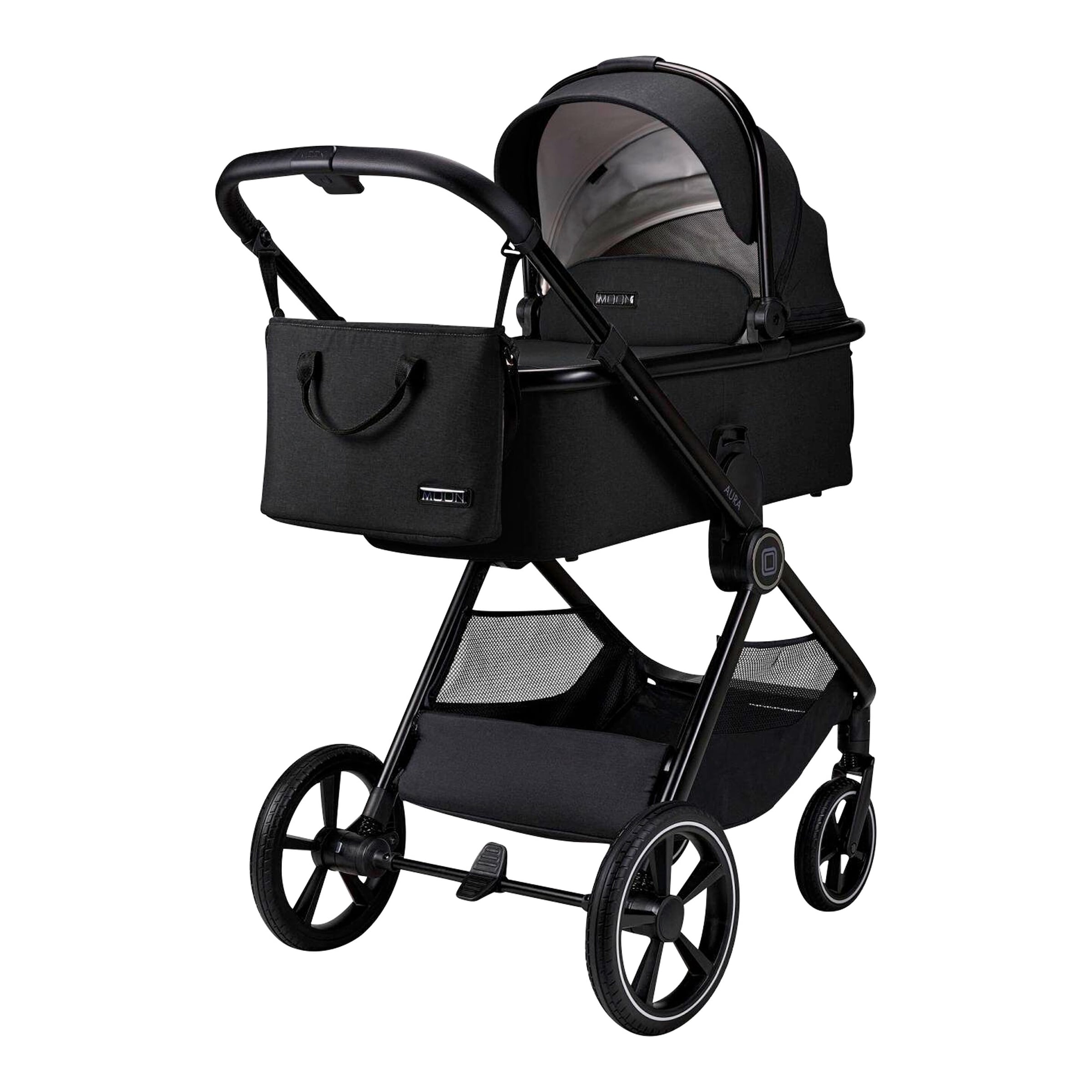 75% Rabatt! Moon Kombikinderwagen Aura (2026) schwarz online kaufen