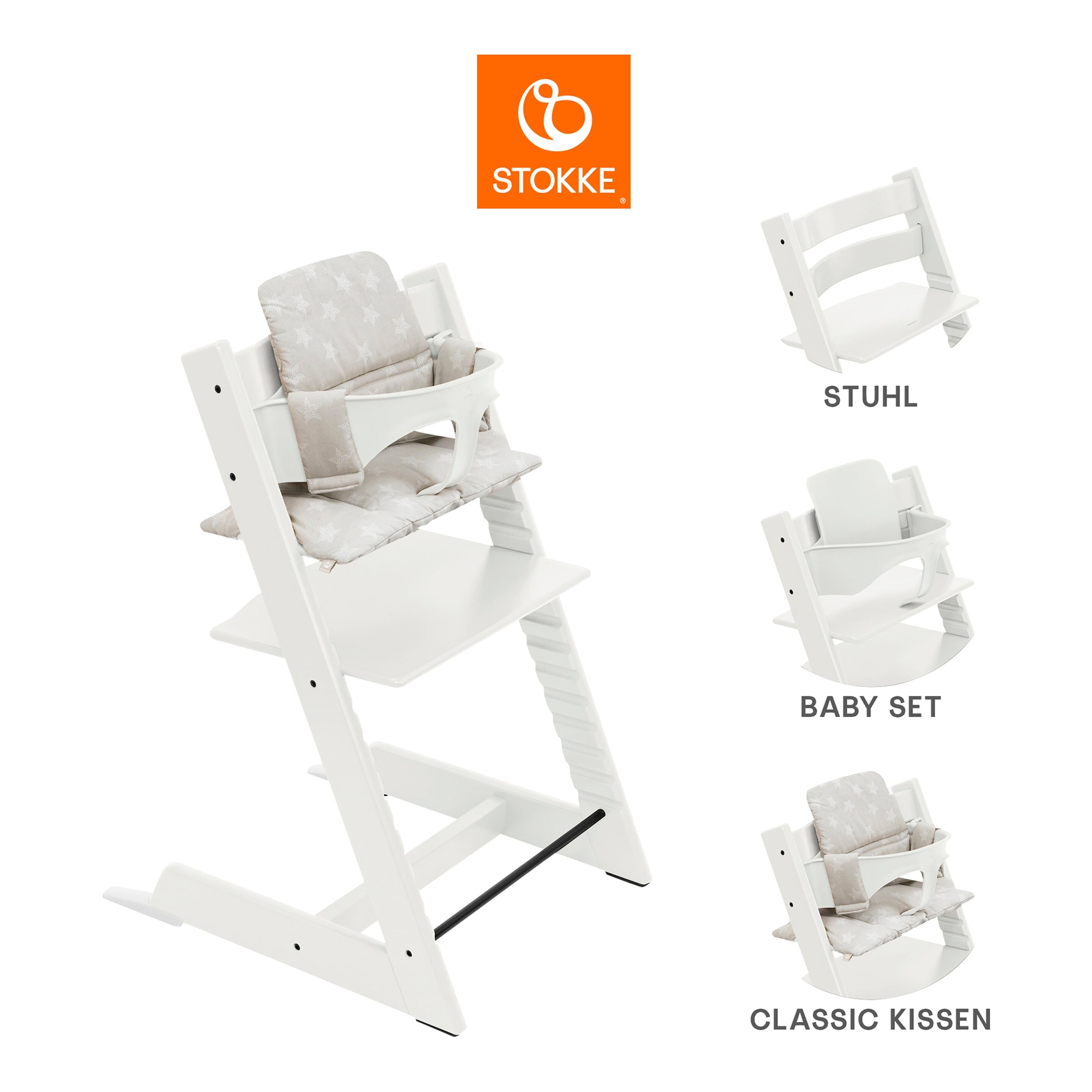 77% Rabatt! Stokke® Tripp Trapp® Bundle Treppenhochstuhl inkl. Babyset & Sitzkissen Unkategorisiert online kaufen
