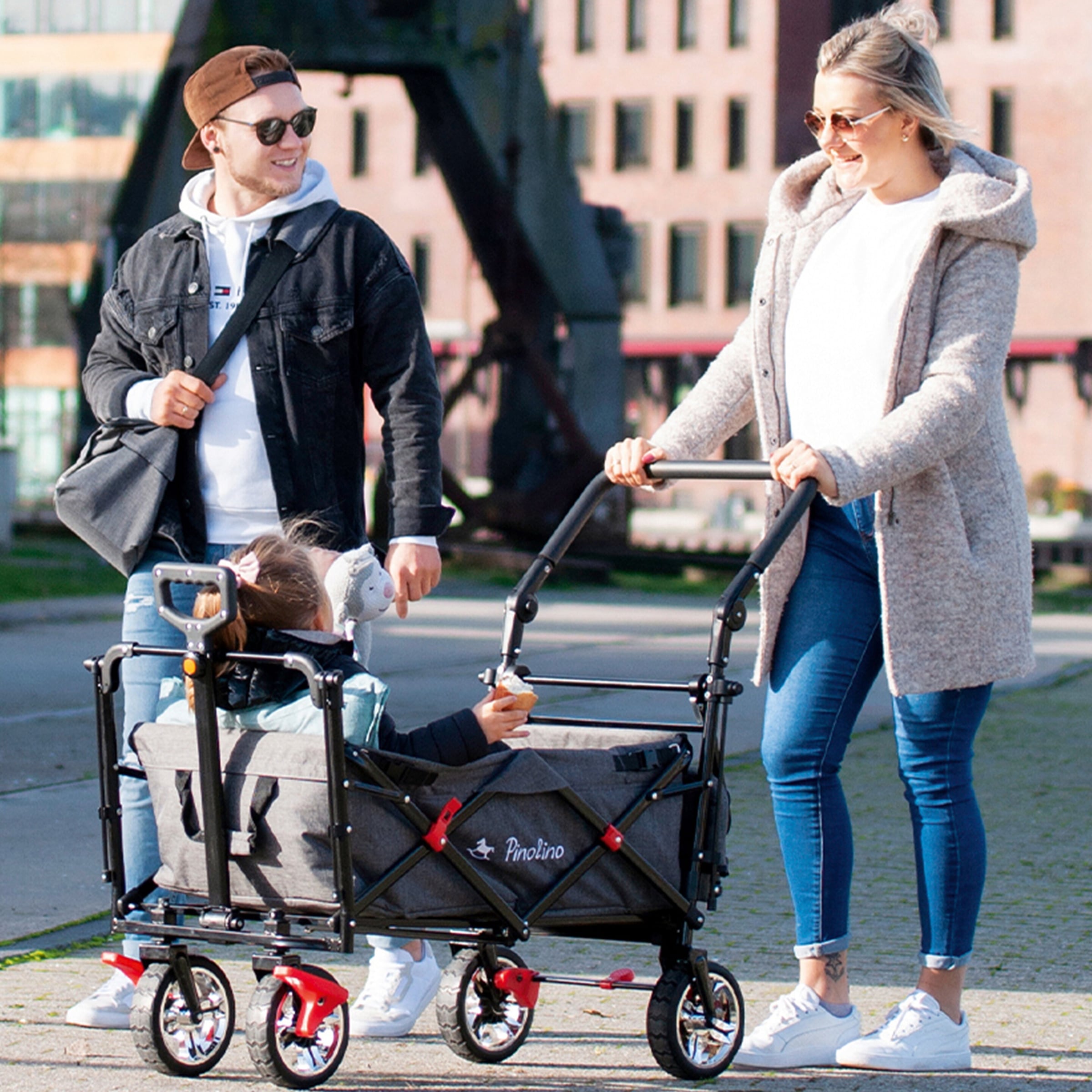 82% Rabatt! Pinolino Klappbollerwagen AddPlus mit Bremse online kaufen