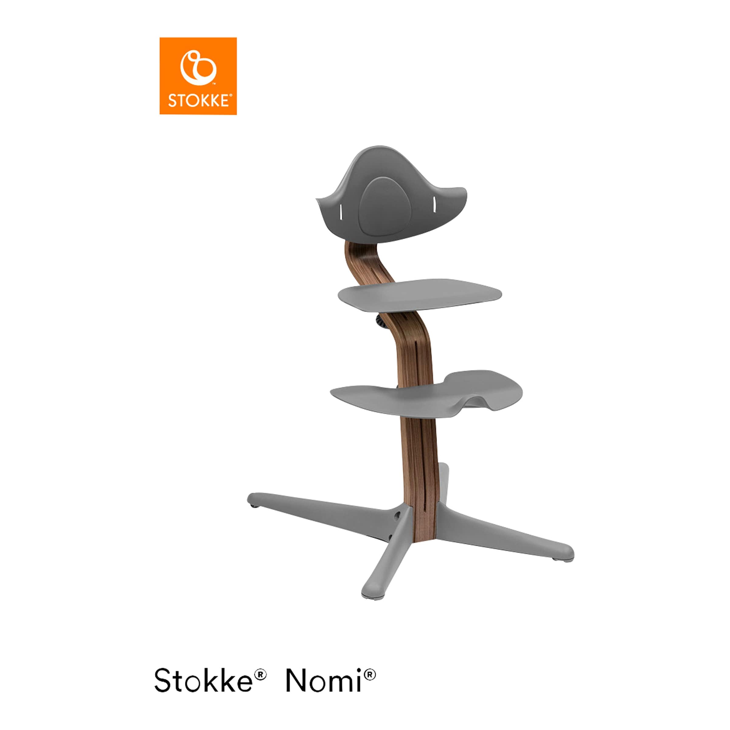 84% Rabatt! Stokke® Nomi Bundle Hochstuhl Walnuss inkl. Newbornset und Babyset online kaufen