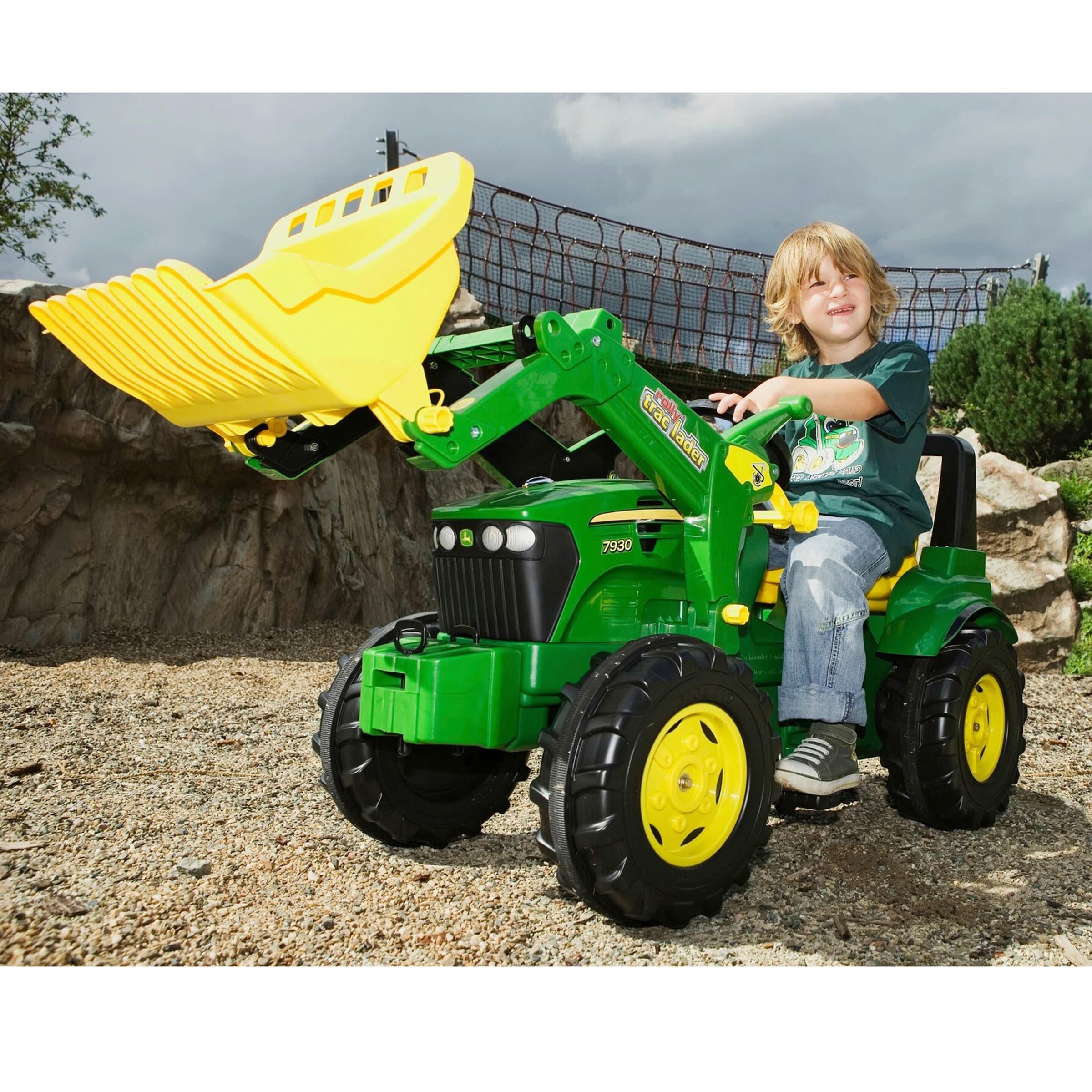 95% Rabatt! Rolly Toys® Trettraktor rollyFarmtrac John Deere 7930 mit Frontlader online kaufen