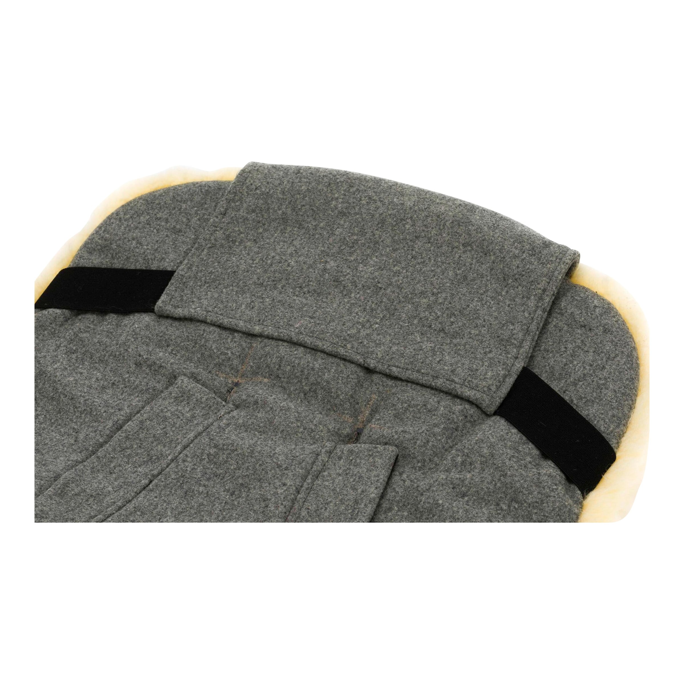 Babycab Winterfußsack Lammfell Lille Wool für Kinderwagen, Buggy grau online kaufen