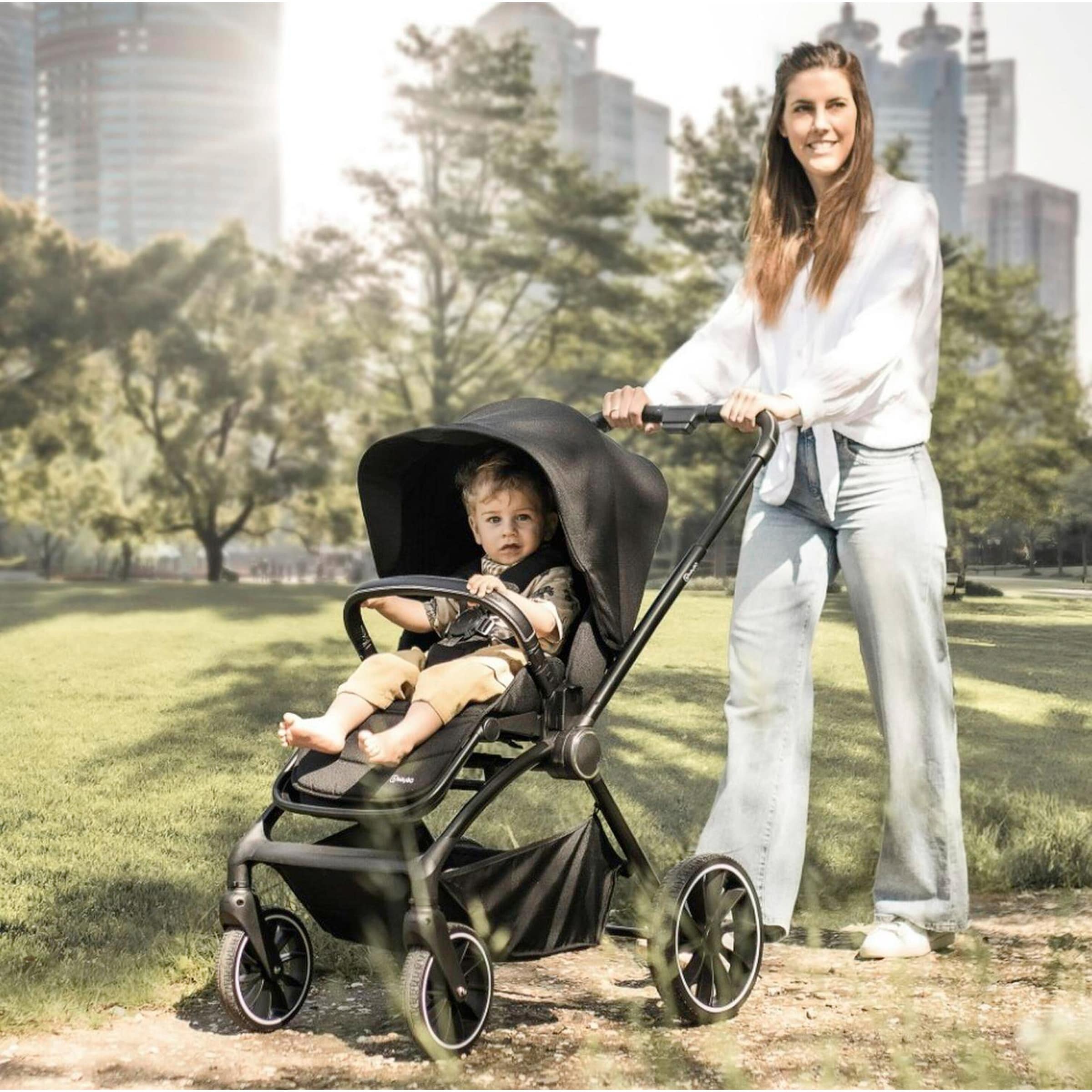 Babygo Kombikinderwagen Harmony Trio-Set inkl. Babyschale iTravel XP schwarz online kaufen