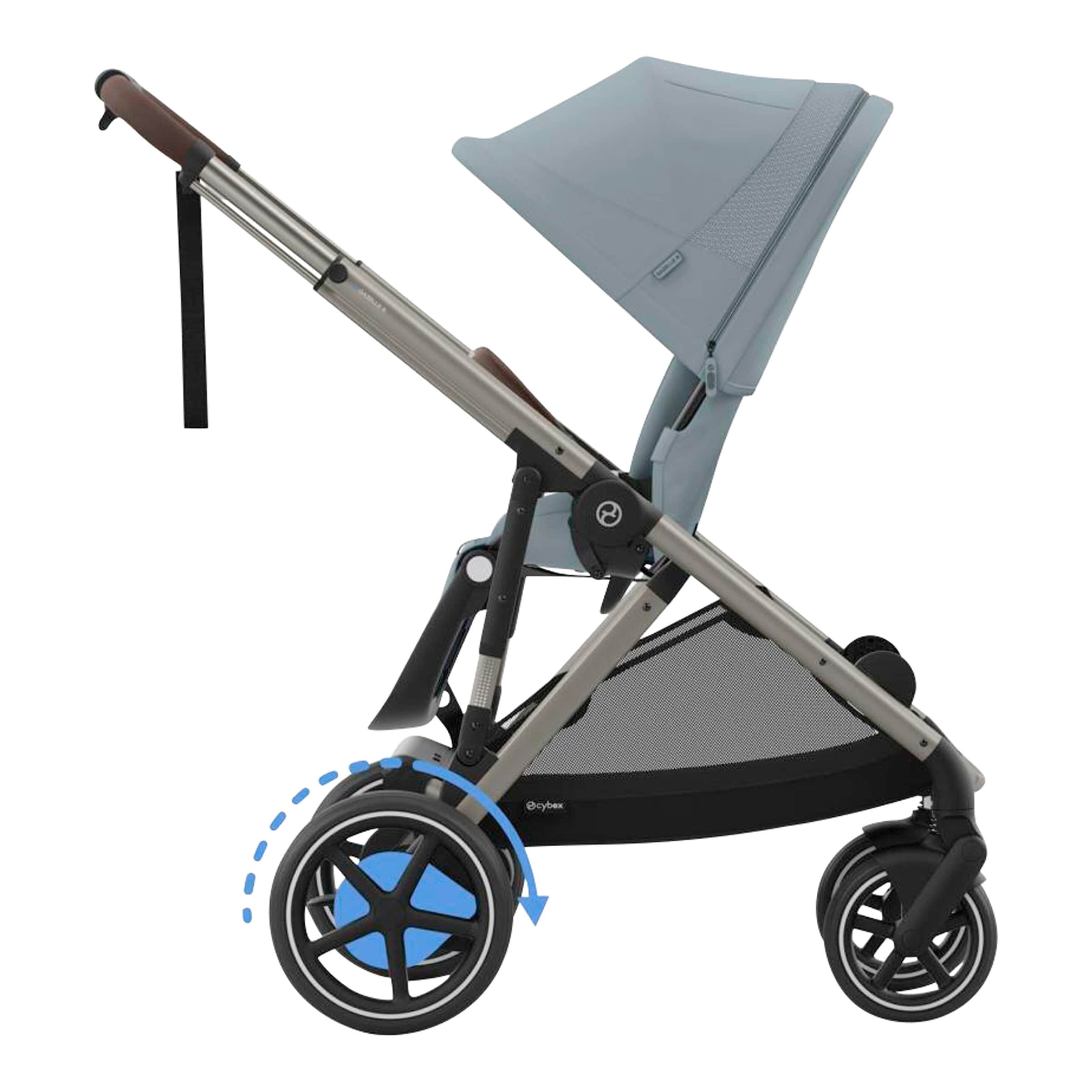 Cybex Gold Kinderwagen e-Gazelle hellblau online kaufen