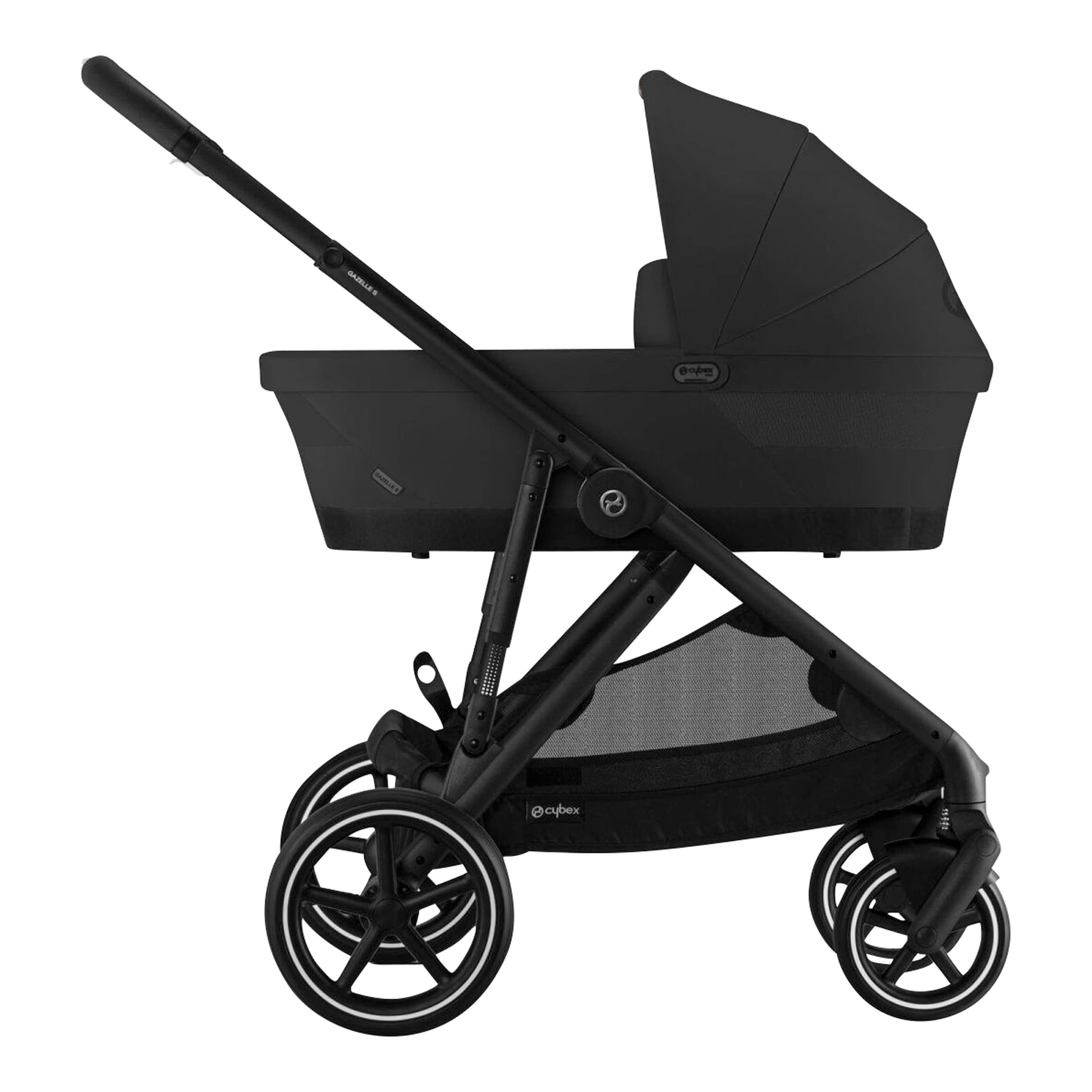 Cybex Gold Zwillings- und Kinderwagen Geschwisterwagen Gazelle S schwarz online kaufen