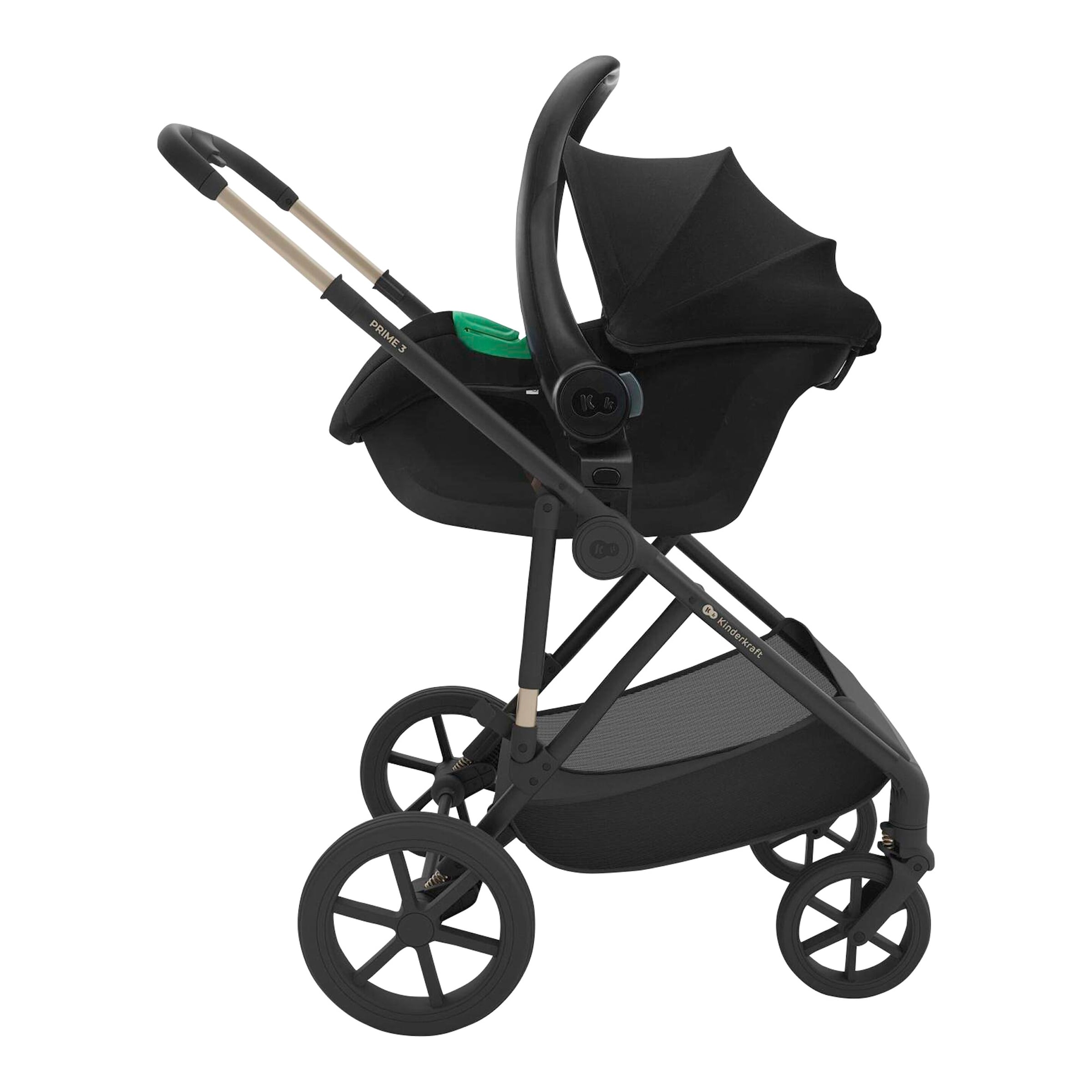 Kinderkraft Kombikinderwagen Trio-Set PRIME 3 3in1 inkl. Babyschale MINK PRO 2 braun online kaufen