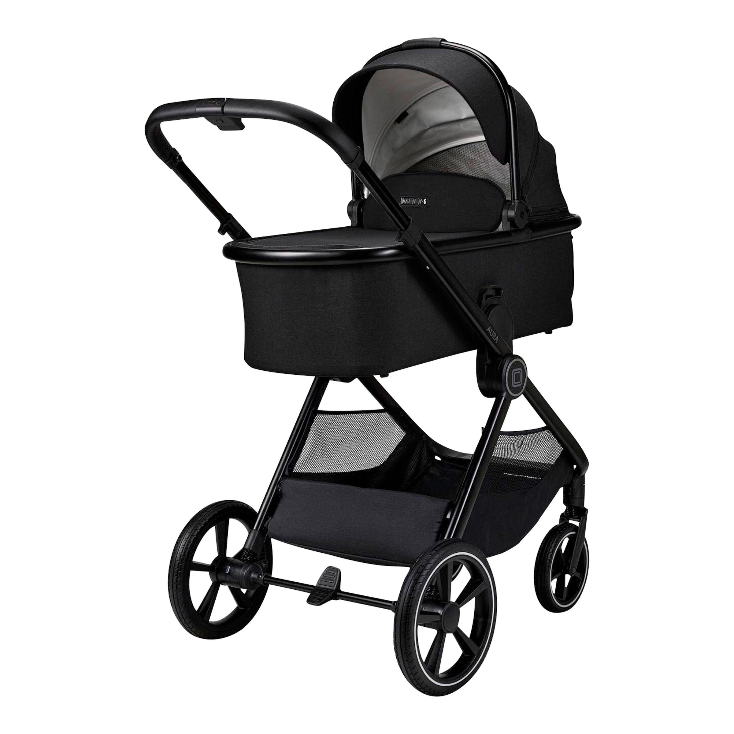 Moon Kombikinderwagen Aura (2026) Trio-Set inkl. Babyschale Cosmo 2.0 schwarz online kaufen Moon Kombikinderwagen Aura (2026) Trio-Set inkl. Babyschale Cosmo 2.0 schwarz online kaufen