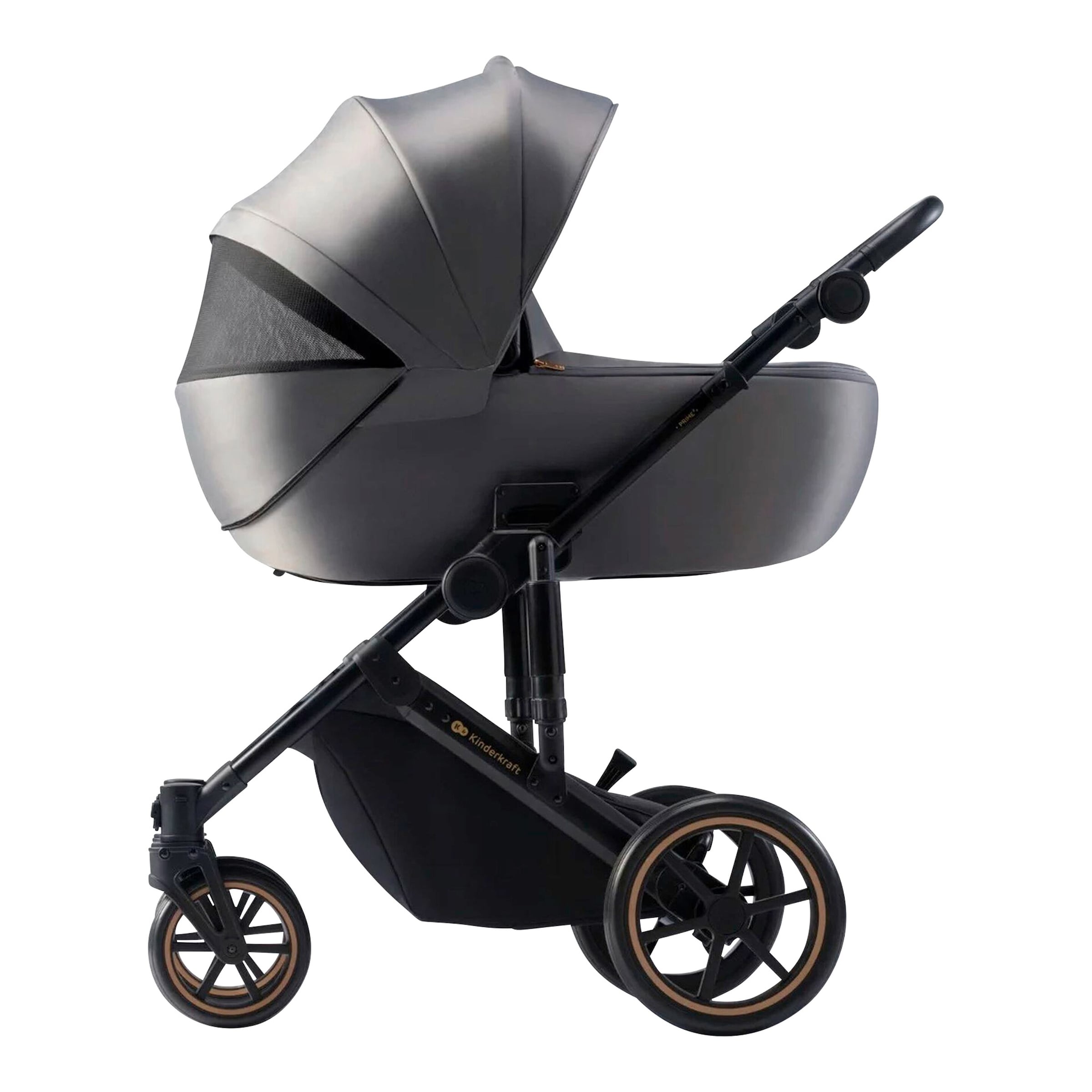 Kinderkraft Kombikinderwagen PRIME 2 inkl. Wickeltasche grau Produktbild