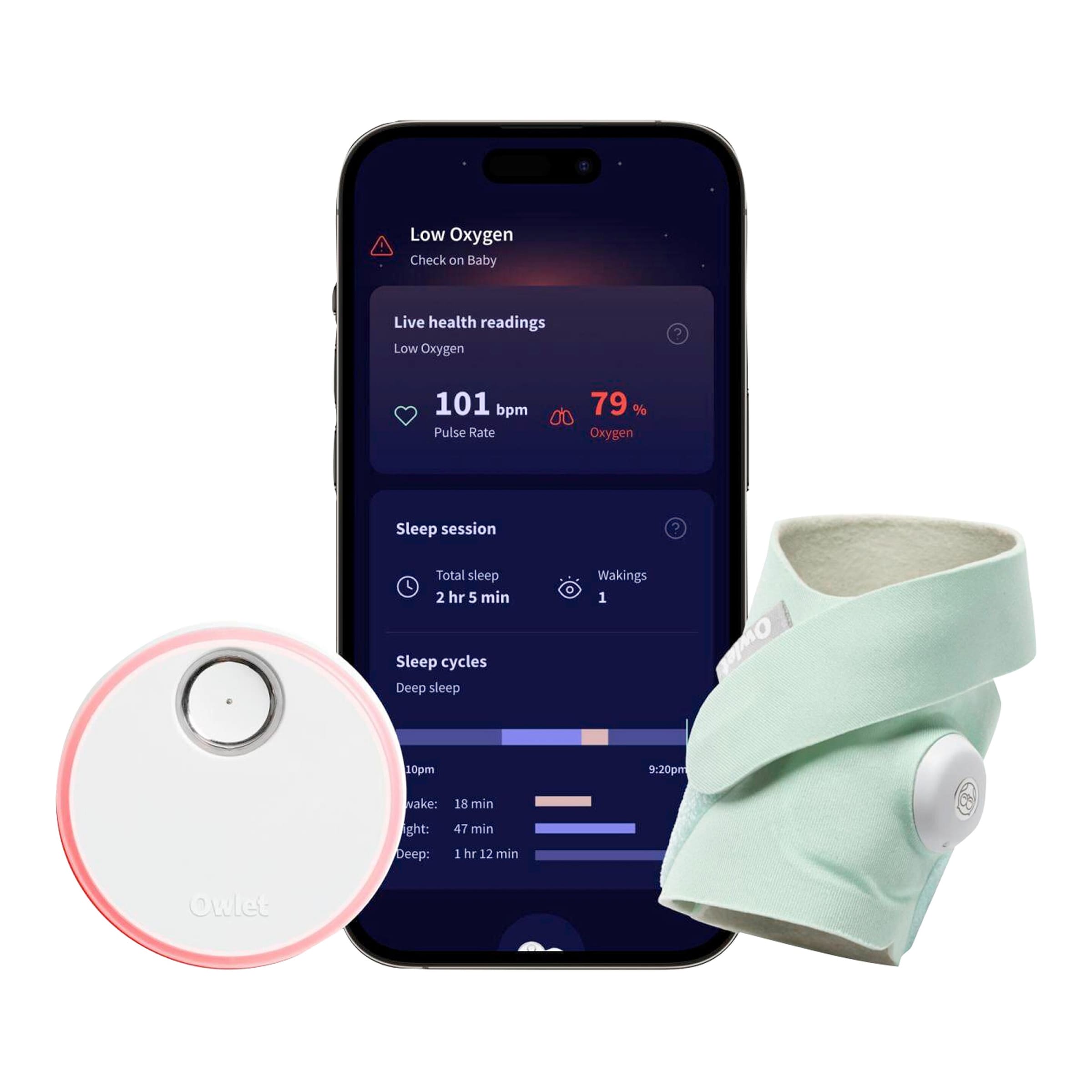 Owlet Babyphone mit Pulsoximeter Dream Sock online kaufen