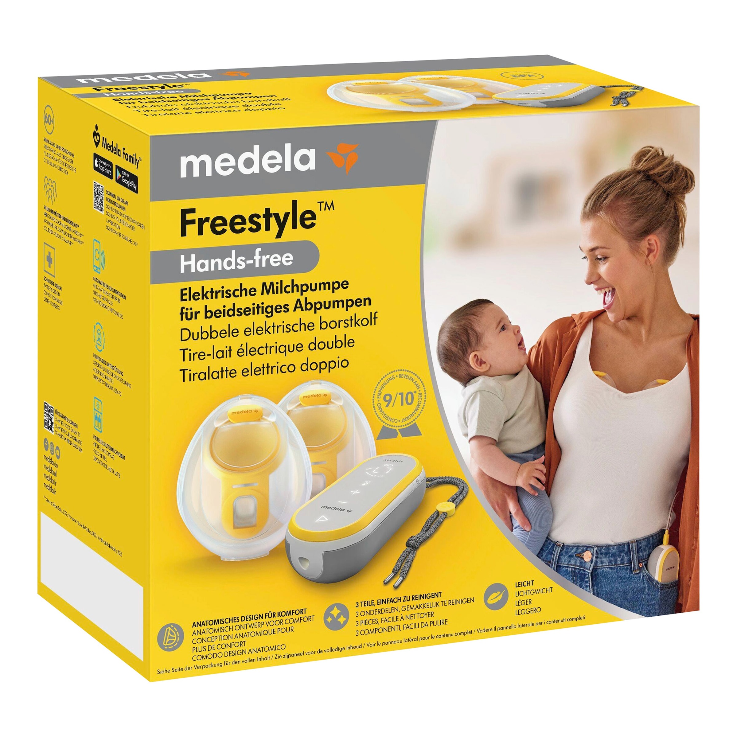 72% Rabatt! Medela Elektrische Doppelmilchpumpe Freestyle Hands Free online kaufen