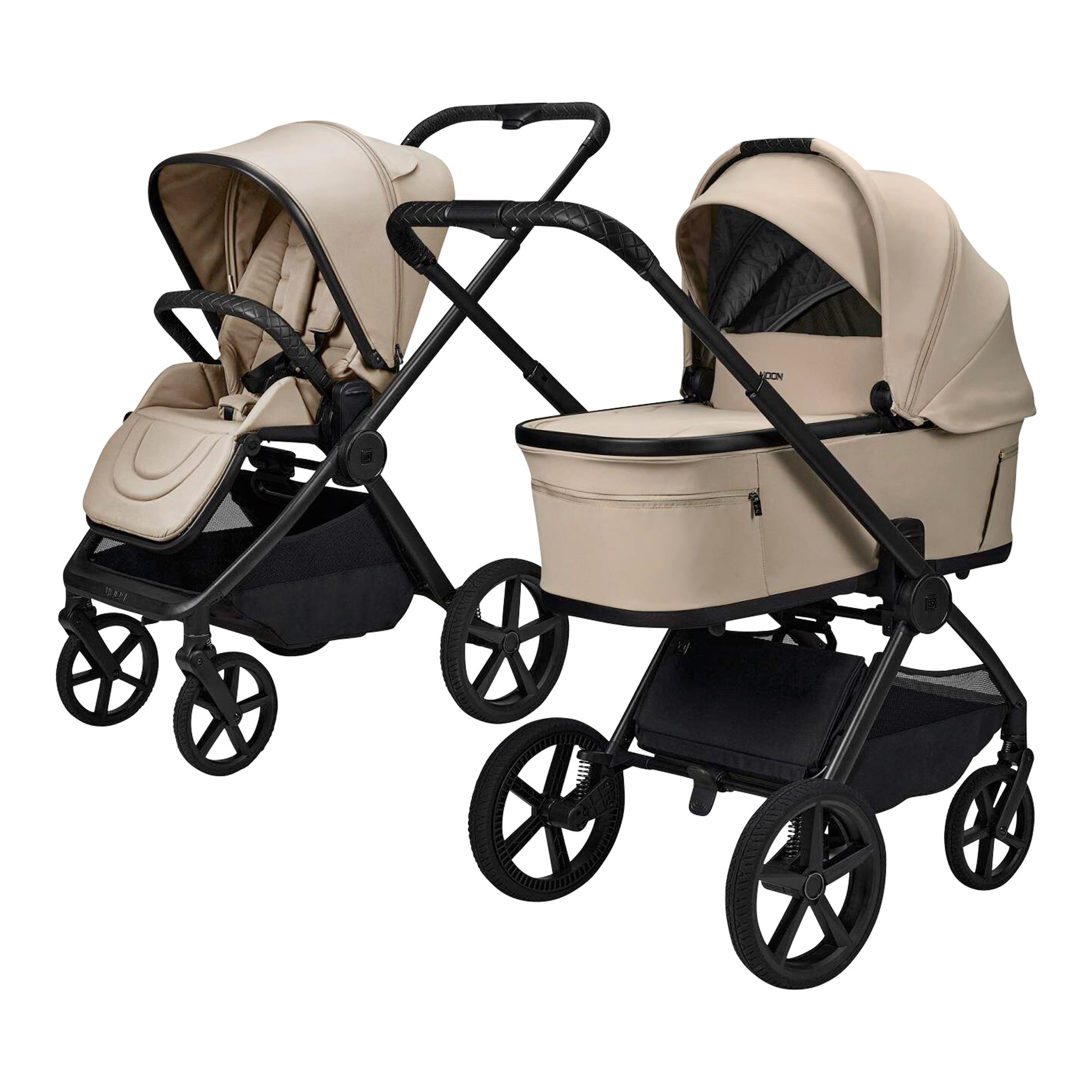 Moon Diamond Kombikinderwagen GIO FOLD Trio-Set inkl. Babyschale Cosmo 2.0 beige online kaufen