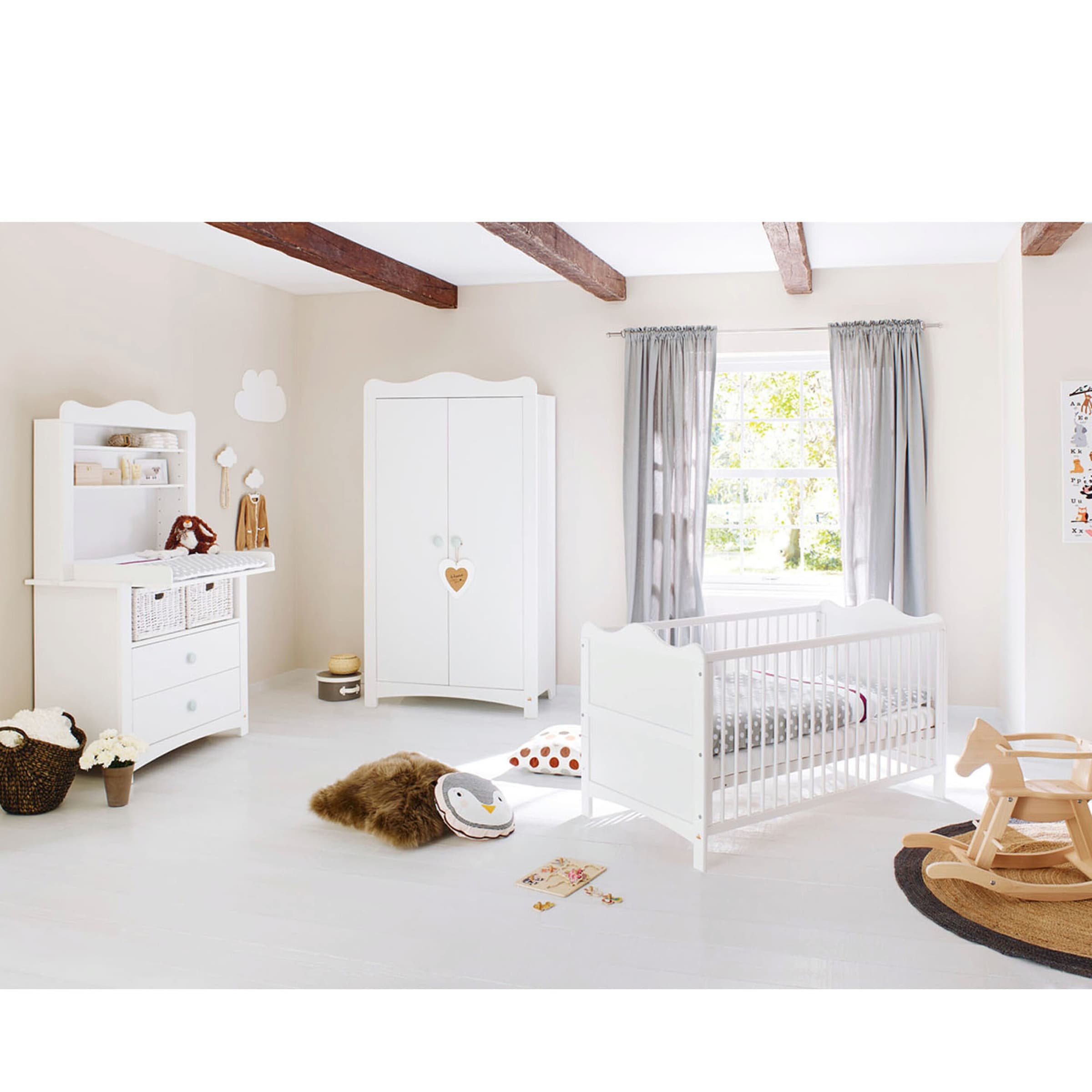 Pinolino 3-tlg. Babyzimmer Florentina breit mit Regal online kaufen Pinolino 3-tlg. Babyzimmer Florentina breit mit Regal online kaufen