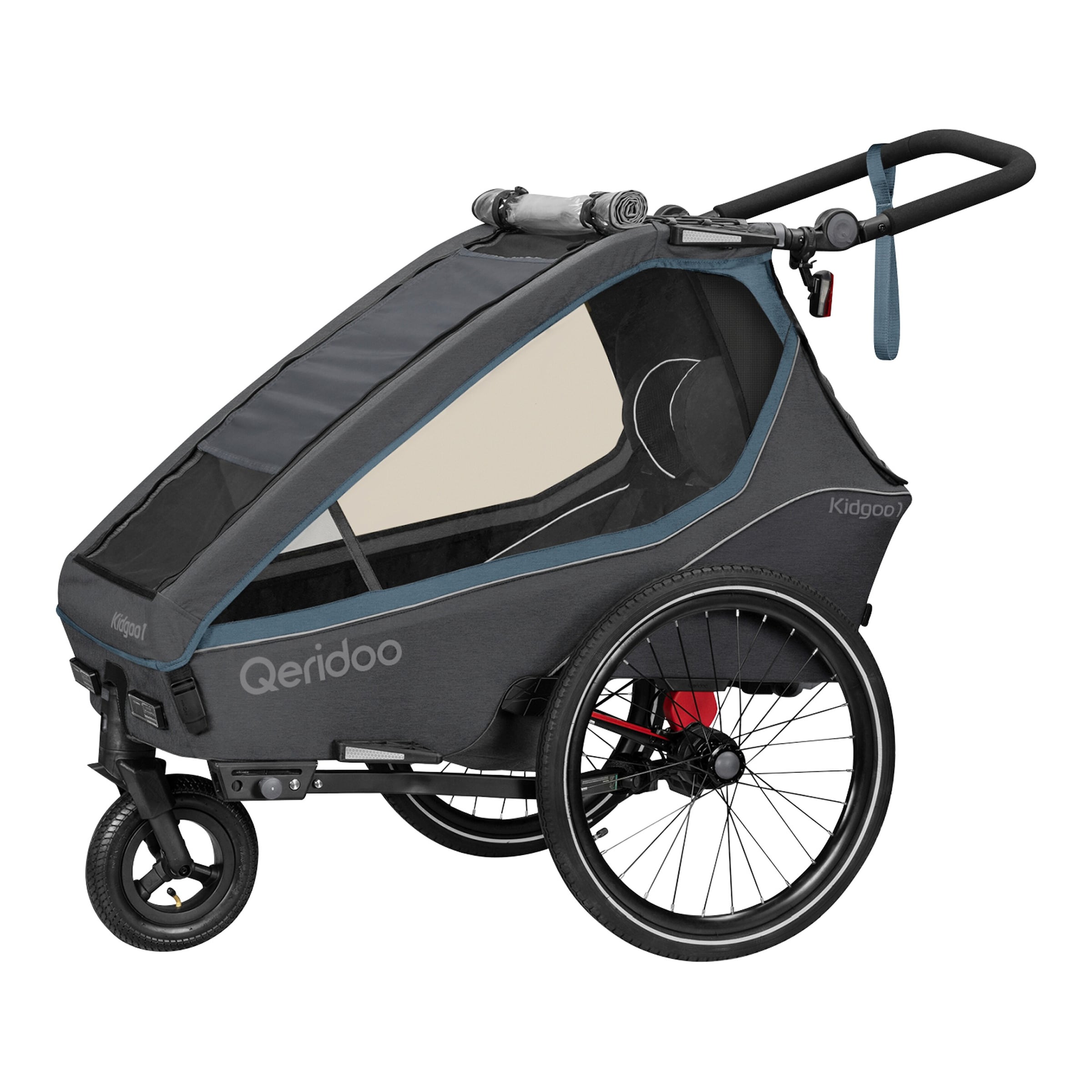 Qeridoo Fahrradanhänger Kidgoo 1 Produktbild Gartenhaus