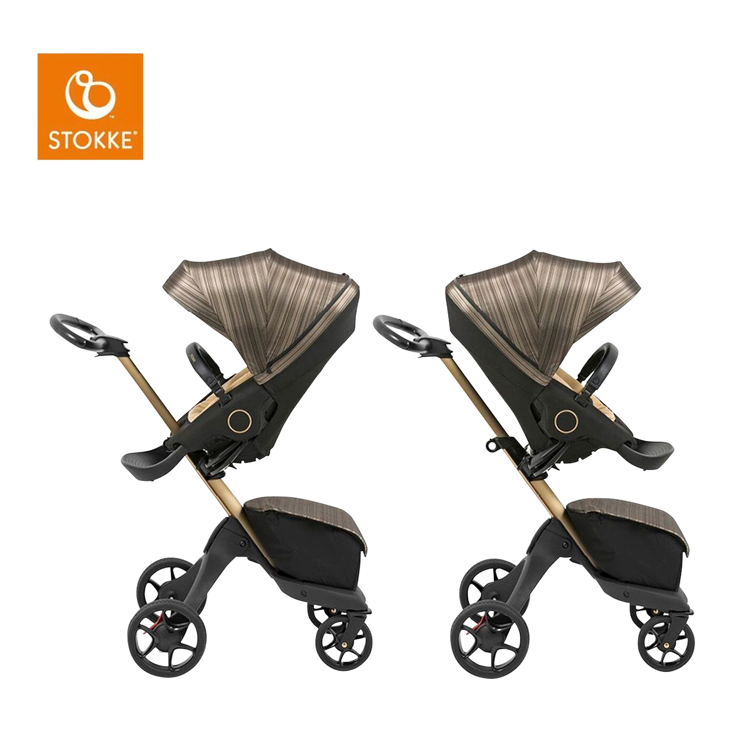 Stokke® Xplory® Kinderwagen Xplory X schwarz | gold online kaufen