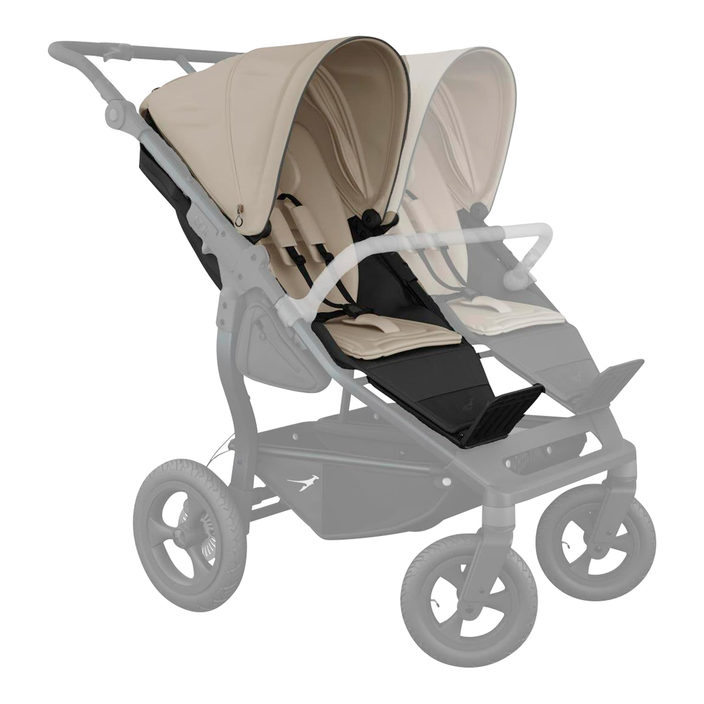 Tfk Kinderwagen Geschwisterwagen Duo grau | schwarz Unkategorisiert online kaufen