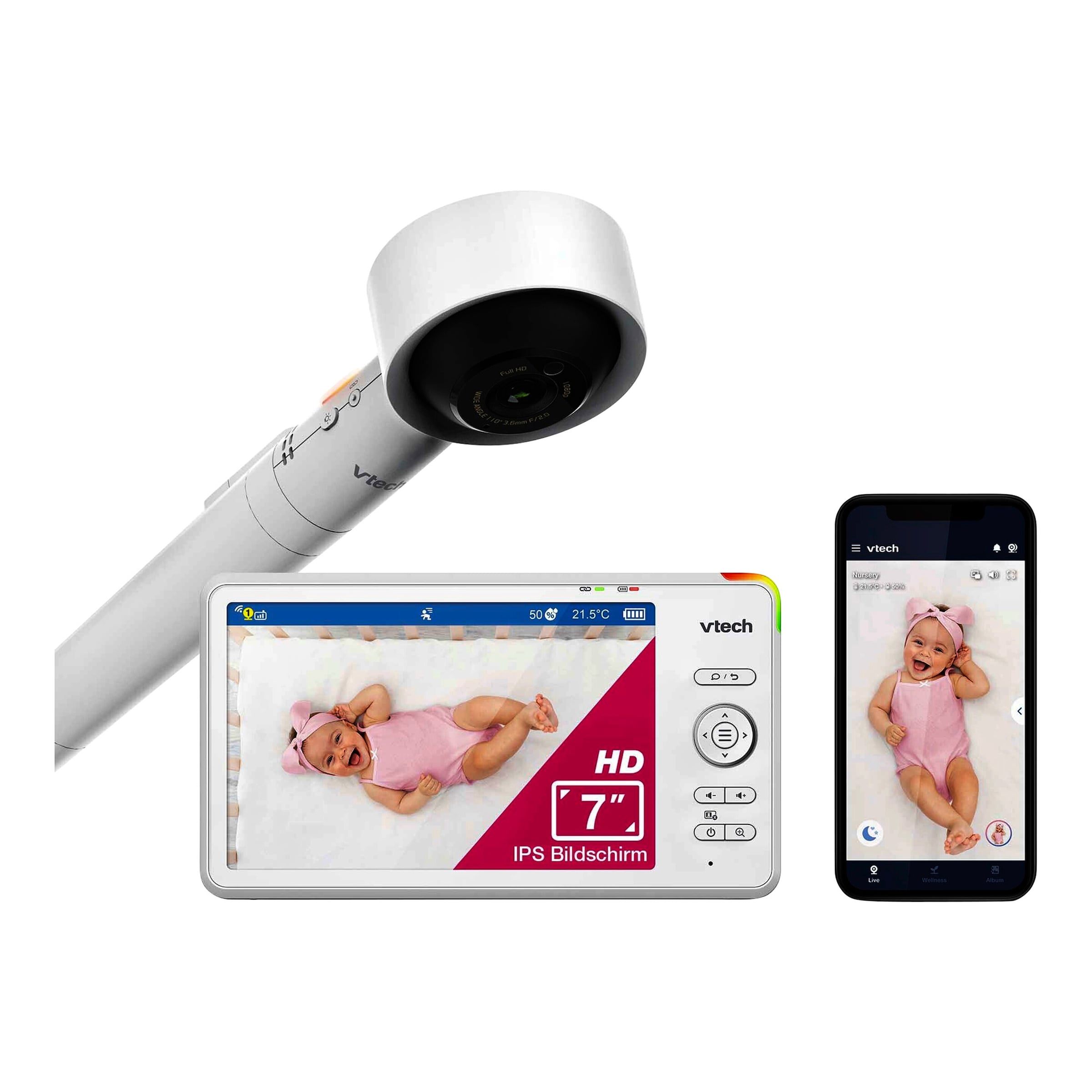 Vtech Babyphone mit Kamera RM7787, 300 m Unkategorisiert online kaufen