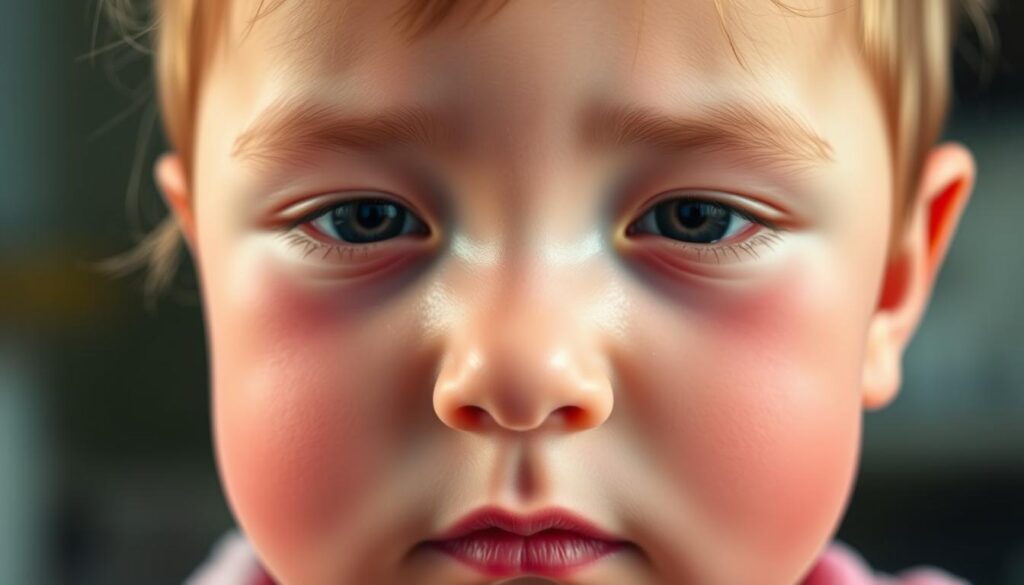 Medizinische Ursachen für rote Wangen bei Kindern