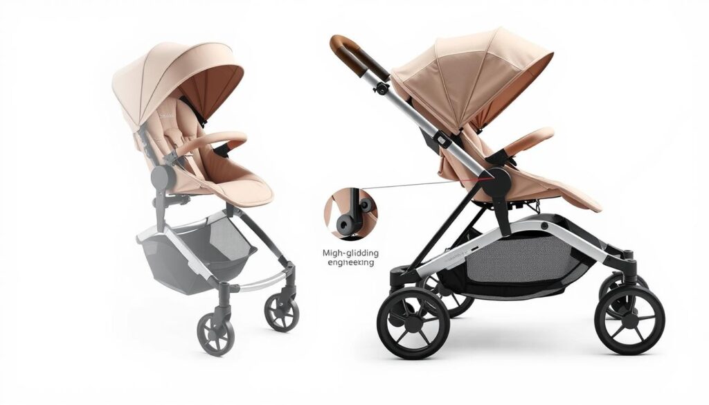 Technische Details des Kinderwagens