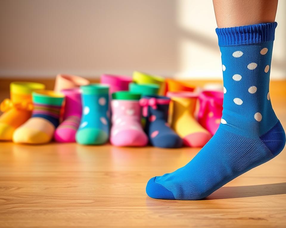 Spezielle Tanzsocken für Kinder