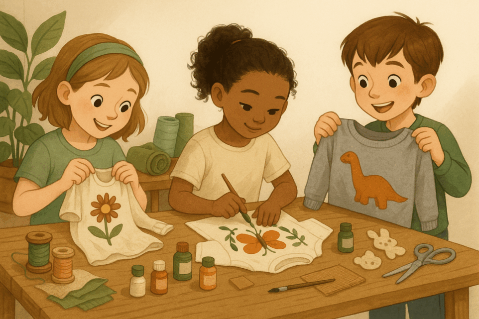 Kreative Wege zur Personalisierung nachhaltiger Kinderkleidung