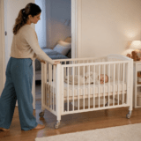 Babybett mit Rollen: Standortwechsel, Bremsen und sichere Schlafumgebung – Ratgeber zu Babybett mit Rollen im ersten Lebensjahr sicher nutzen