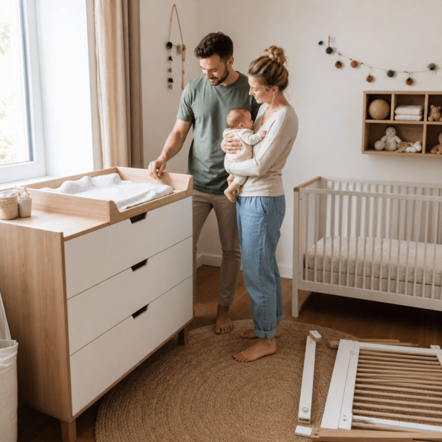 Babybett und Wickelkommode langfristig planen