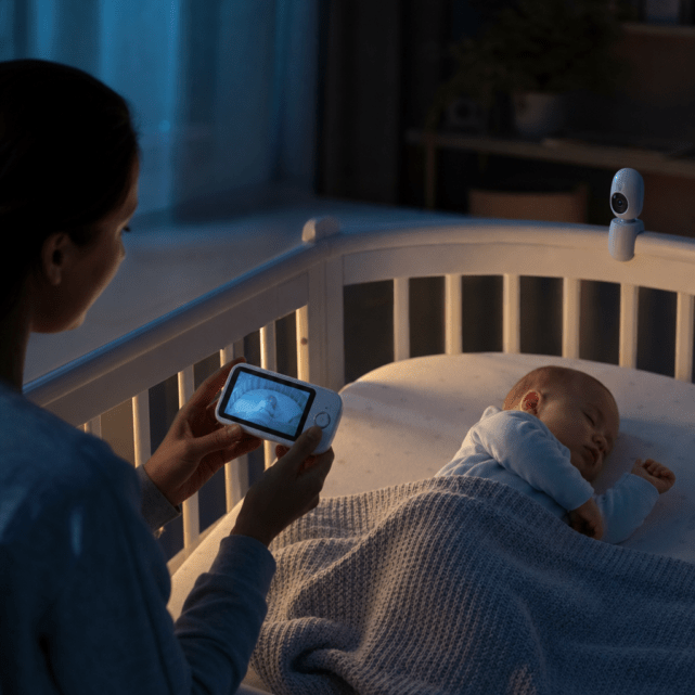 Babyphone mit Kamera im ersten Lebensjahr sinnvoll nutzen