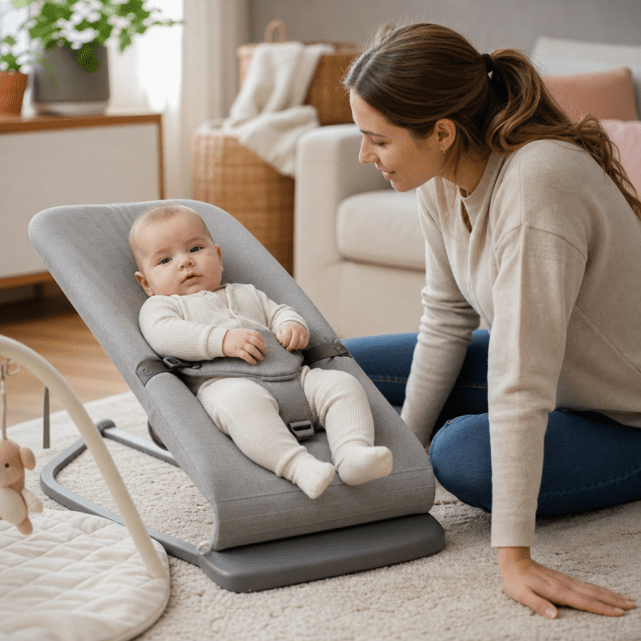Babywippe ab Geburt: Haltung, Nutzungsdauer und sichere Wachphasen