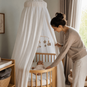 Betthimmel am Babybett: Befestigung, Luftzirkulation und Pflege im ersten Lebensjahr – Ratgeber zu Betthimmel am Babybett im ersten Lebensjahr sicher und alltagstauglich nutzen