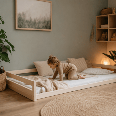 Bodenbett für Babys ab Lauf- und Kletteralter sicher planen