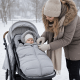 Fußsack im Kinderwagen: Wärme, Gurte und Pflege im Babyalltag – Ratgeber zu Fußsack und wettergerechte Kleidung im Kinderwagen für Babys im ersten Lebensjahr