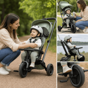 Geführtes Dreirad ab Sitzalter: Pausen, Haltung und sichere Ausfahrten – Ratgeber zu Sitzdauer, Pausen und Körperhaltung im geführten Dreirad für Babys ab Sitzalter