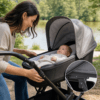 Geneigte Liegeposition im Kinderwagen: Nutzen, Grenzen und sichere Anwendung – Ratgeber zu Leicht erhöhte Liegeposition in der Kinderwagenwanne bei Babys im ersten Lebenshalbjahr
