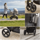 Kinderwagen-Fahrwerk: Räder, Federung und Wendigkeit passend zum Alltag wählen – Ratgeber zu Räder, Federung und Fahrwerk beim Kinderwagen für Babys im ersten Lebensjahr