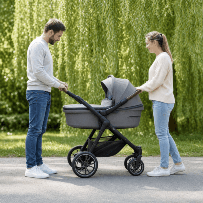 Kinderwagen-Schieber einstellen: Ergonomie für Eltern und Betreuungspersonen