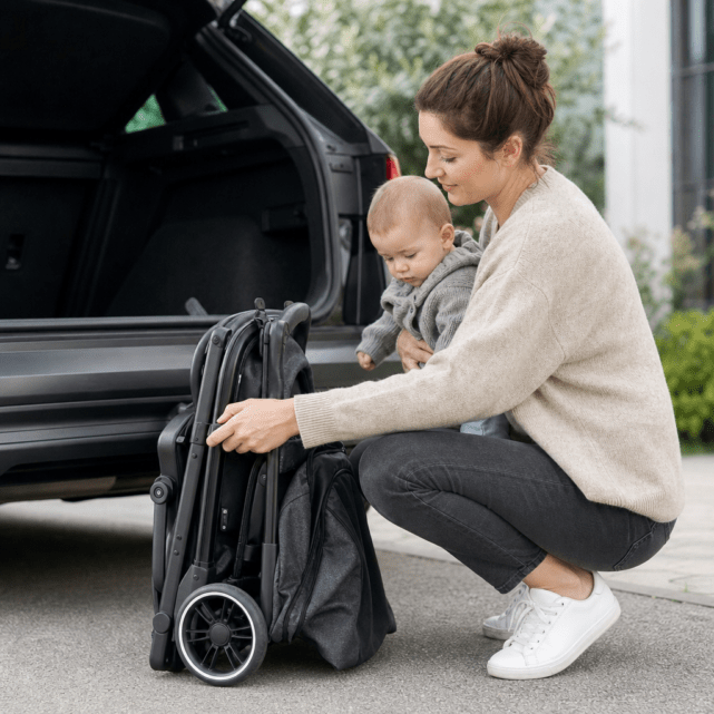 Kinderwagen zusammenklappen: Bedienung, Stauraum und Alltagstauglichkeit
