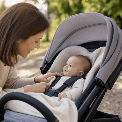 Kinderwagentextilien mit Hautkontakt im ersten Lebensjahr auswählen