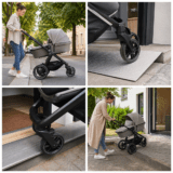 Mit dem Kinderwagen über Bordsteine und Schwellen: sicher manövrieren im ersten Babyjahr – Ratgeber zu Bordsteine, Rampen und Türschwellen mit Kinderwagen im ersten Babyjahr