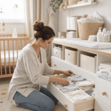 Ordnung im Babyzimmer: Kleidung, Windeln und Pflegezubehör sinnvoll verstauen – Ratgeber zu Stauraum und Ordnung im Babyzimmer im ersten Lebensjahr
