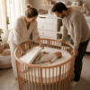 Ovale Babybetten ab Geburt: worauf Eltern im ersten Lebenshalbjahr achten sollten – Ratgeber zu Ovale Babybetten im ersten Lebenshalbjahr: Form, Matratzenpassform, Luftzirkulation und Alltagstauglichkeit