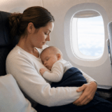 Schlafen im Flugzeug mit Baby: Sitzplatz, Nähe und Pausen im ersten Lebensjahr – Ratgeber zu Ruhe- und Schlafpausen im Flugzeug mit Baby im ersten Lebensjahr