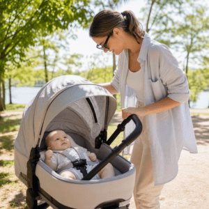 Sonnenschutz im Kinderwagen: Schatten, Luftaustausch und Pausen im ersten Babyjahr – Ratgeber zu Sonnenschutz, UV-Schutz und Belüftung im Kinderwagen für Babys im ersten Lebensjahr