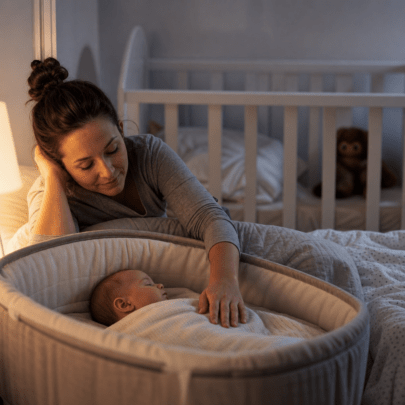 Vom nahen Schlafplatz ins Babybett: Übergang behutsam gestalten